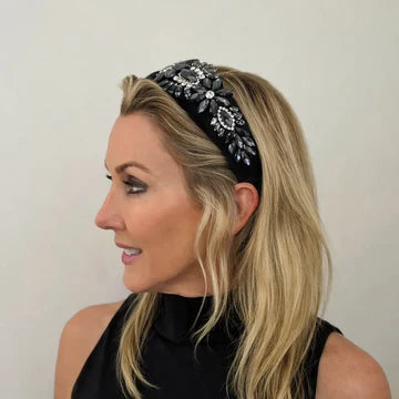 Nichola Black encrusted Bling Headband