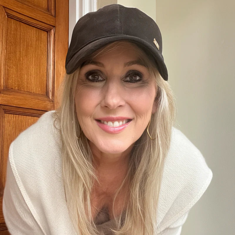 Vegan Suede Baseball Cap M in Chocolate