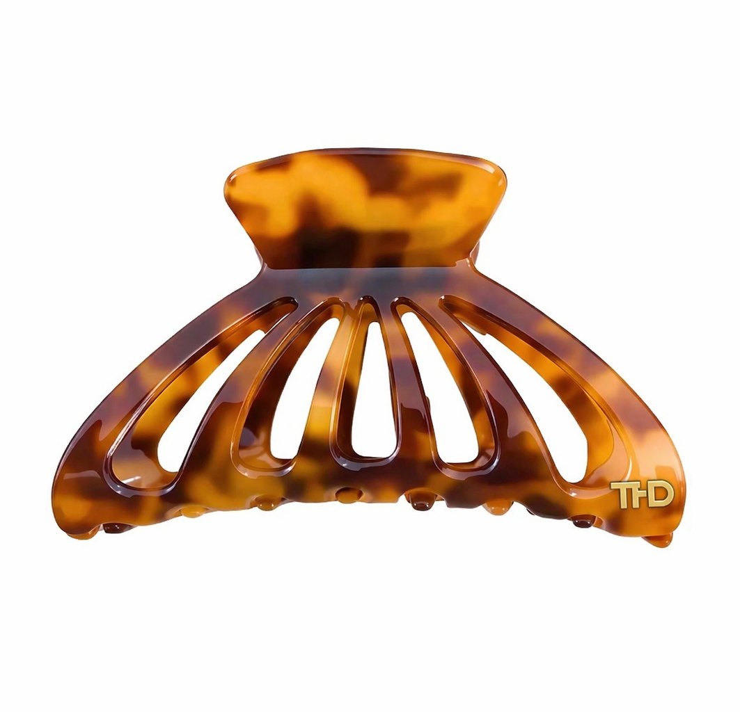 Large Cellulose Acetate Cutout Hair Claw - Classic Tortoise Tania Hird Designs