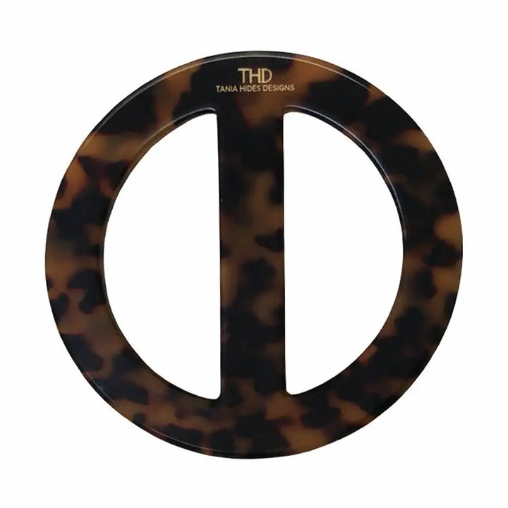 WS Acetate Scarf Ring -  Gaia Tortoise Tania Hird Designs