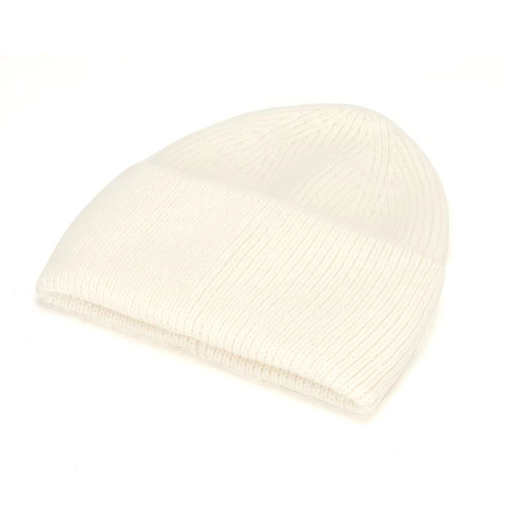 WS Angora Blend Slouch Beanie - White - Hero