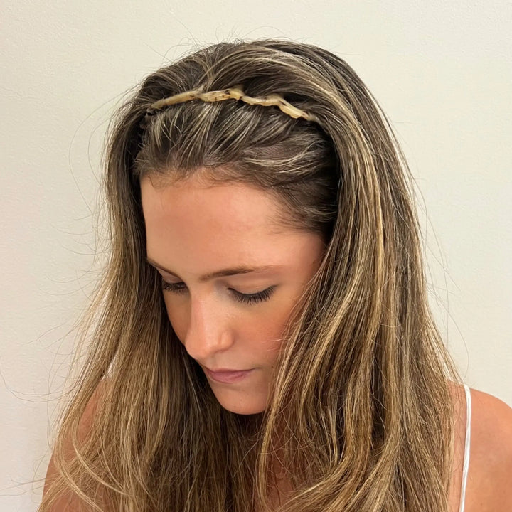 WS Acetate Ondine Headband - Light Turtle HairFlairAus by THD