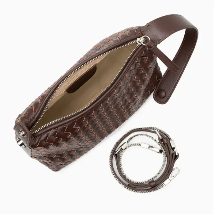 WS Irene Cowhide Bag - D Brown - Image 4