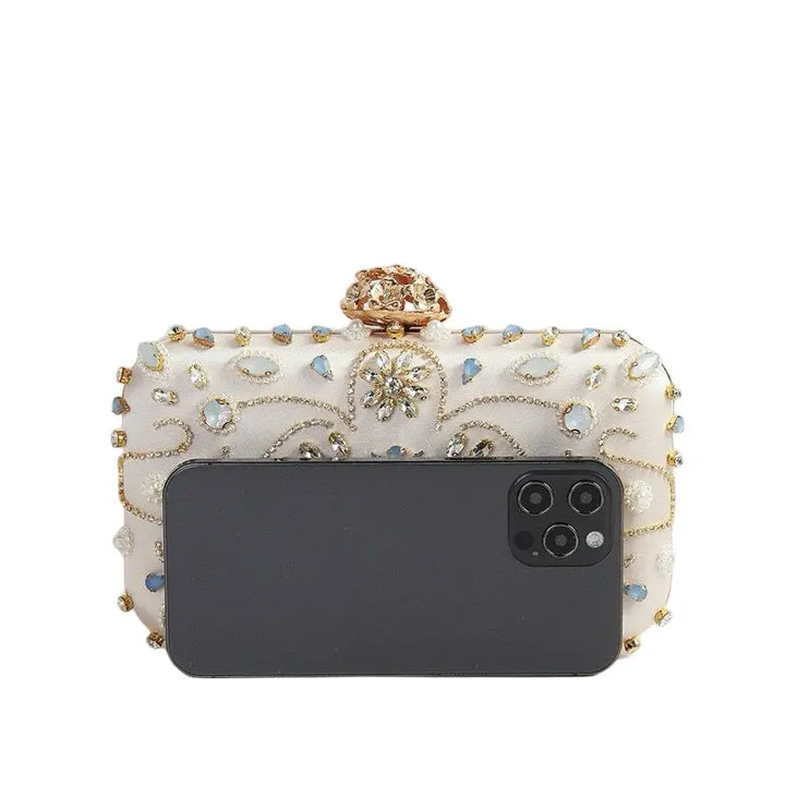 WS Brigerton Clutch Bag - Champagne - Image 2