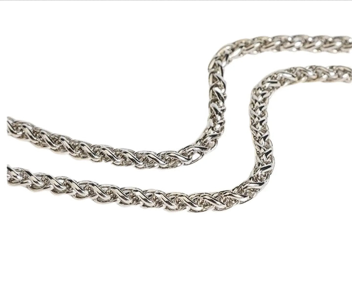 WS NY Mia  Rhinestone Silver Bag