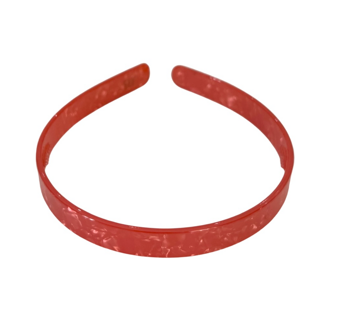 Acetate Headband -  Watermelon Pearl