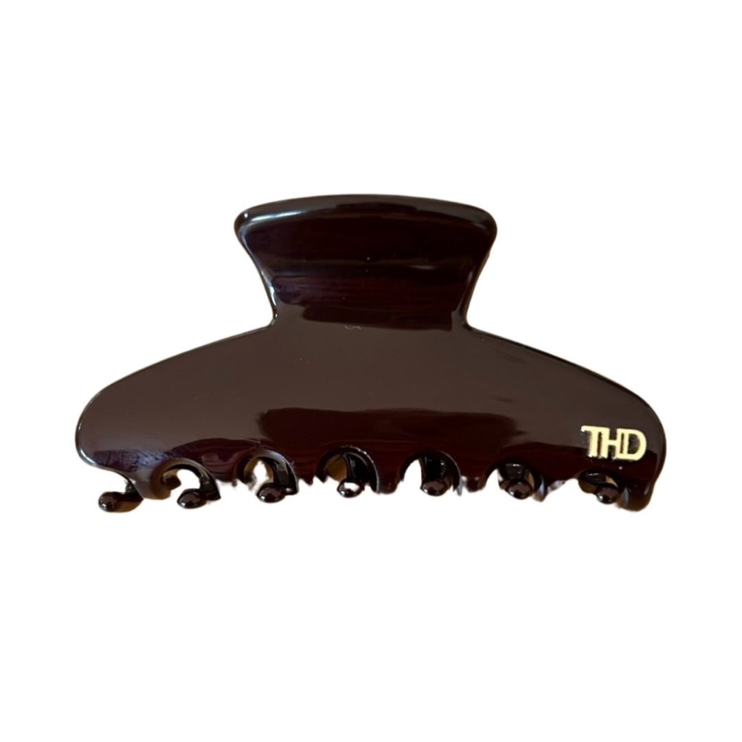 WS Acetate Medium Claw – Deep Brown & Black Trim