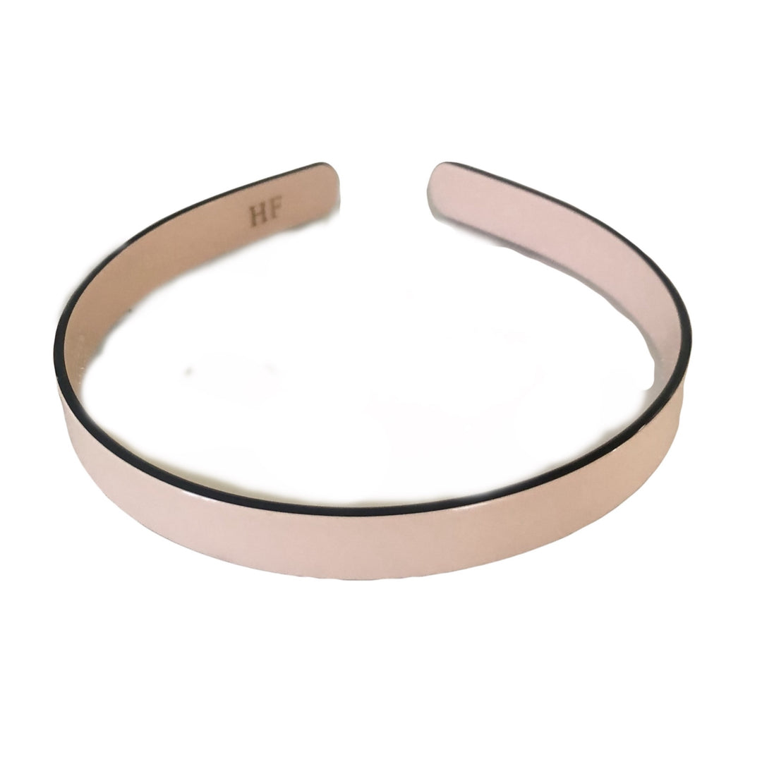 WS - Headband - Acetate Chanel Pink & Black Trim