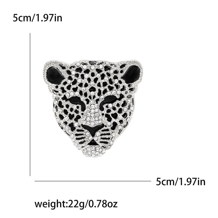 WS Le Leopard Brooch Silver