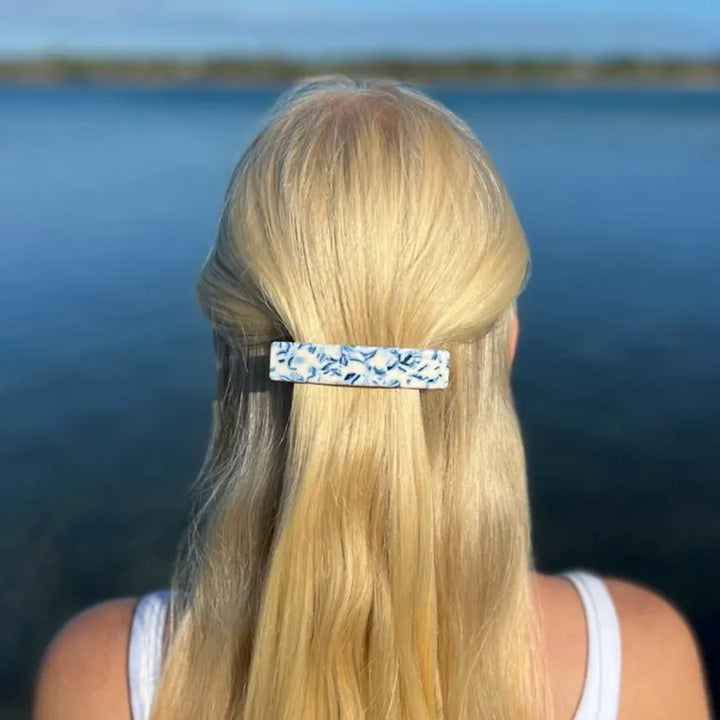 Premium Acetate Barrette - Mykonos