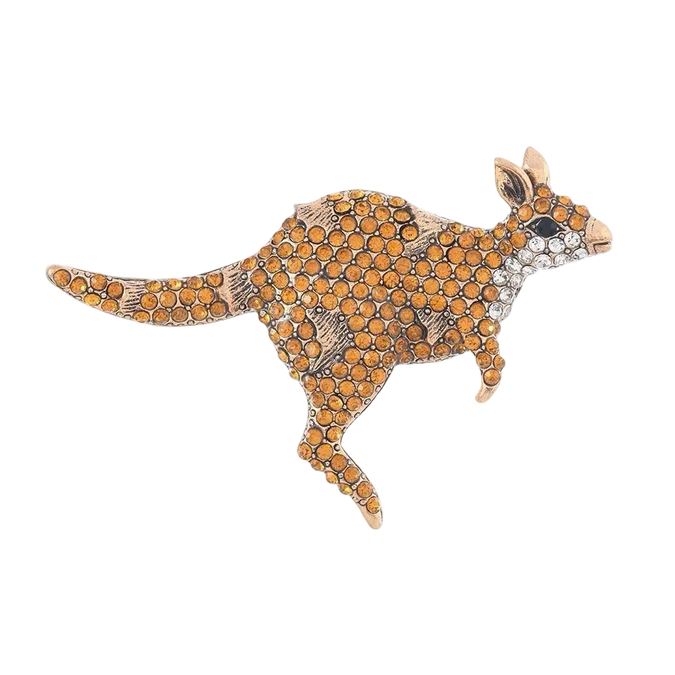 Kangaroo Brooch