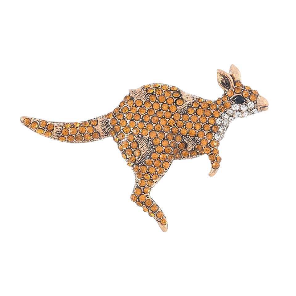 Kangaroo Brooch