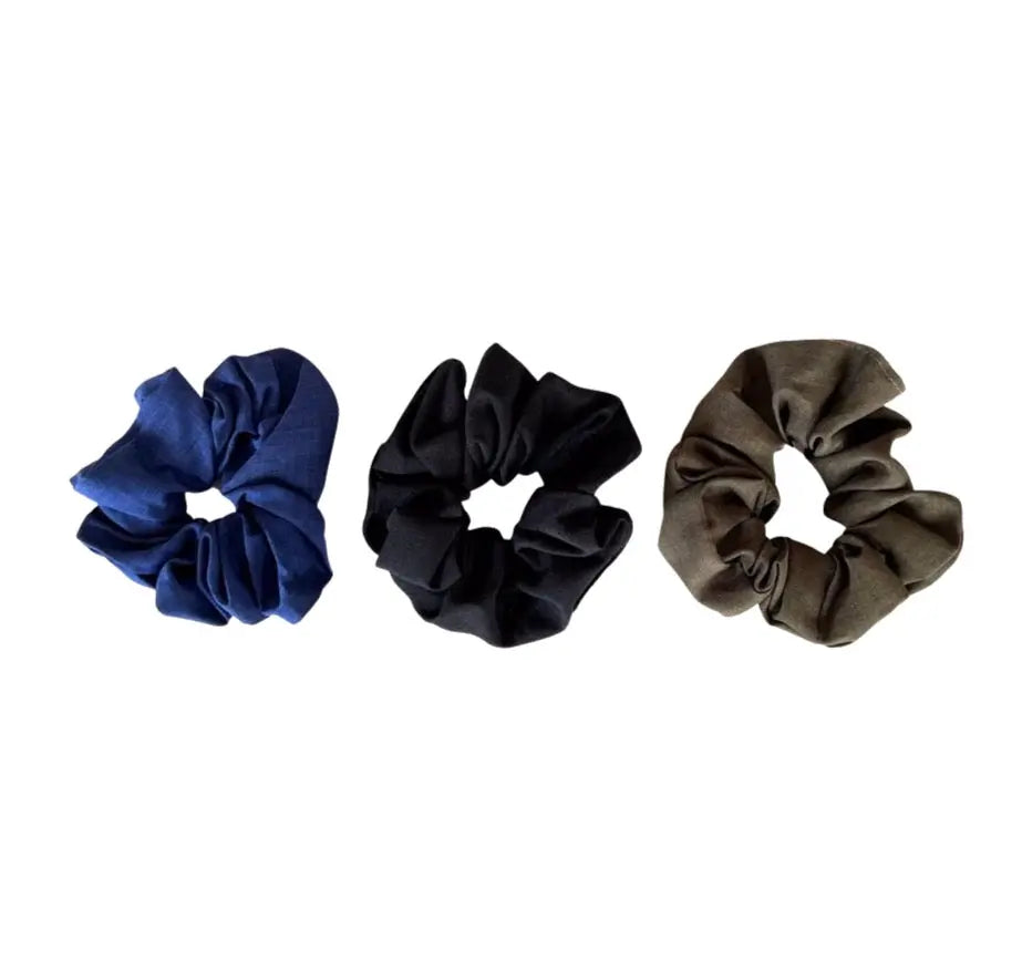 Volume Linen Scrunchy Pack - Winter