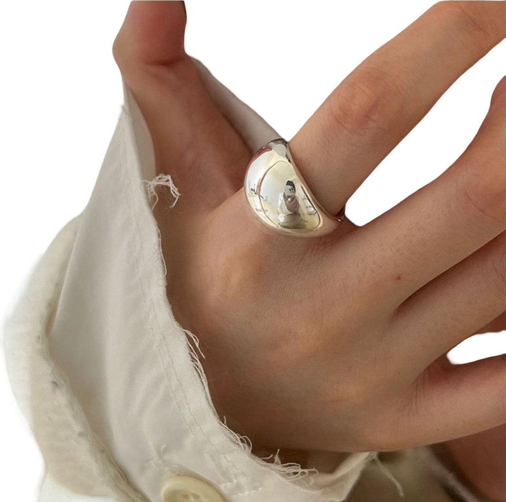 Rihanna Dome Ring - Sterling silver