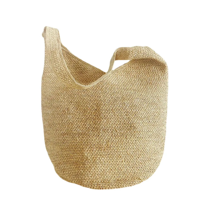 WS Eleanor Raffia Oversized Bag - Natural - Hero