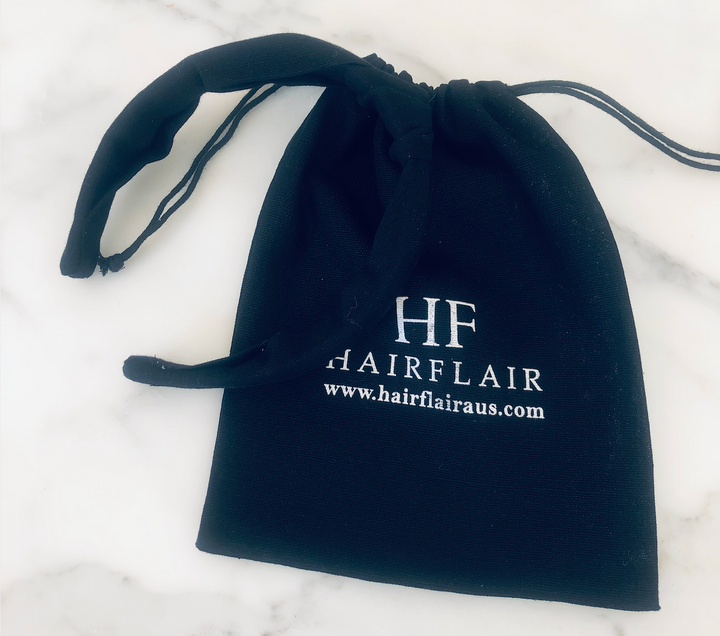 Headband- Linen Structured headband in Jet Black