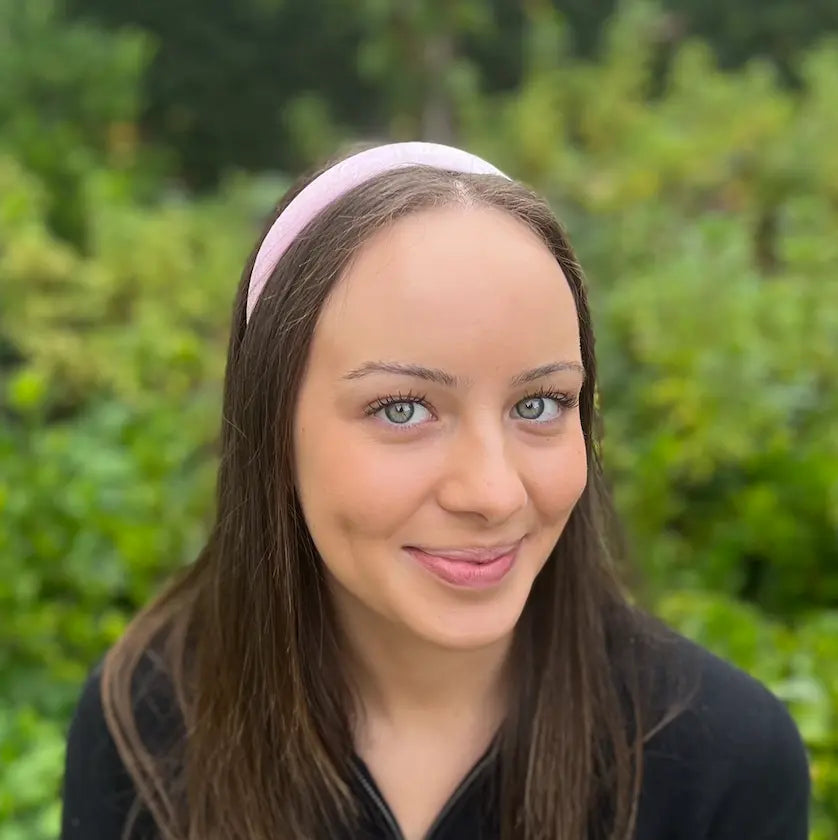 Headband Satin -2.5cm in Lilac