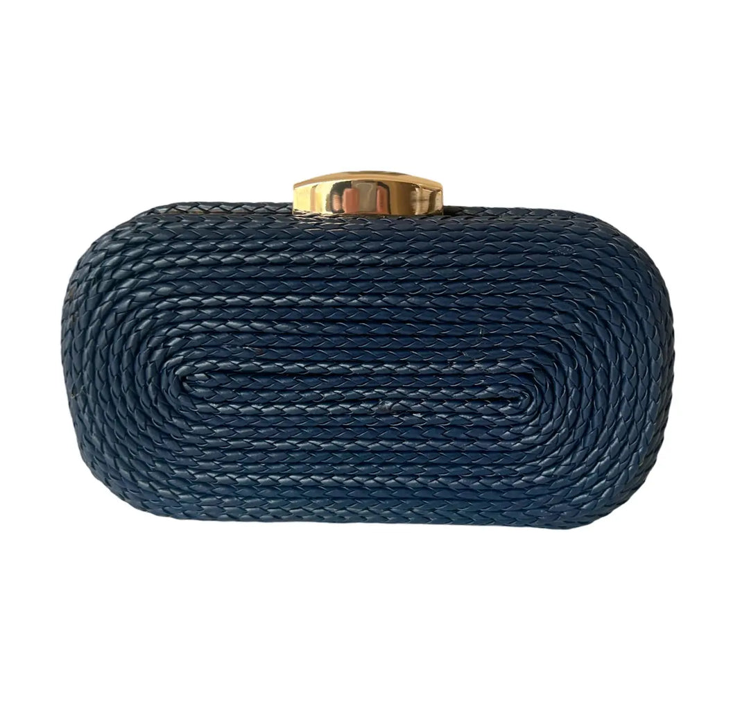 Felicity Coiled Rope Bag Navy
