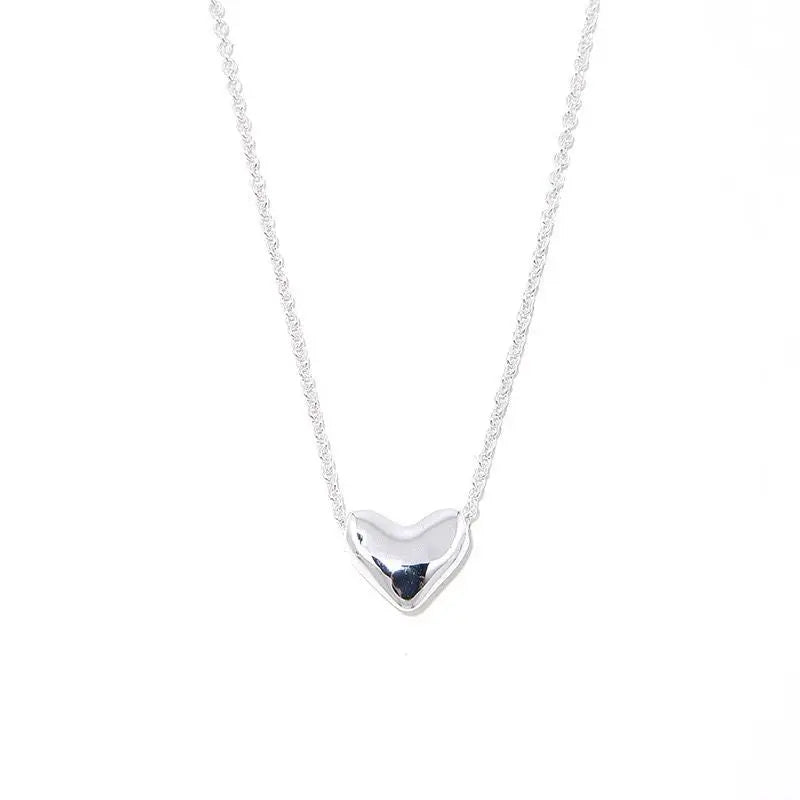 Kira Heart Necklace Sterling Silver