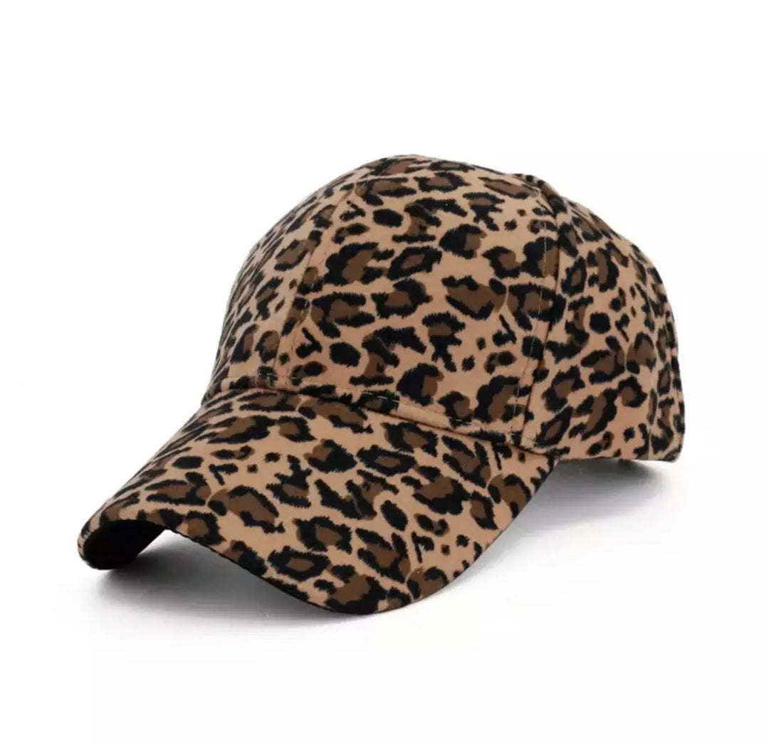 Hat - Cotton Leopard Cap