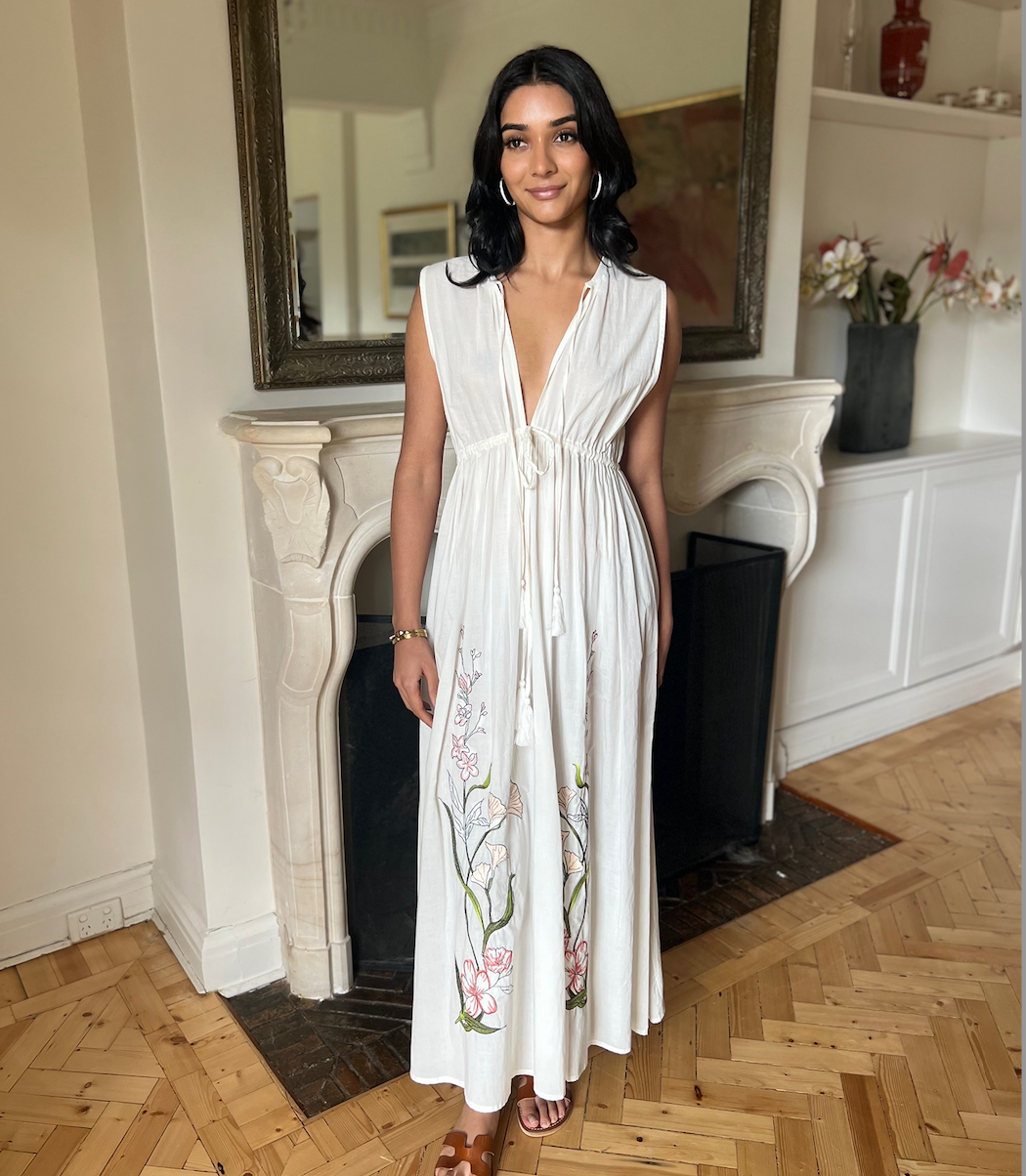 WS Elise Embroidered Cotton Dress