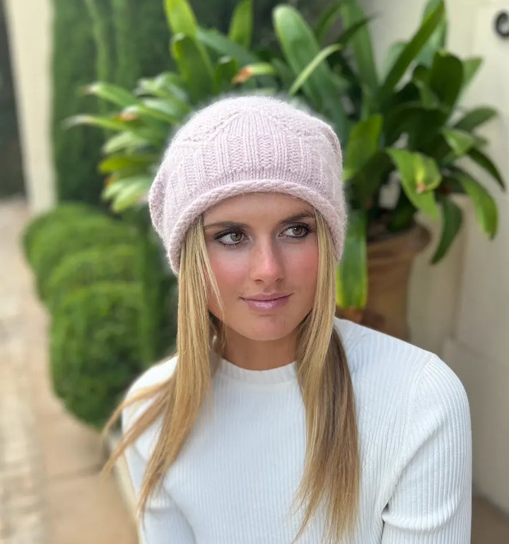 WS Slouch Beanie - Pink Sparkle