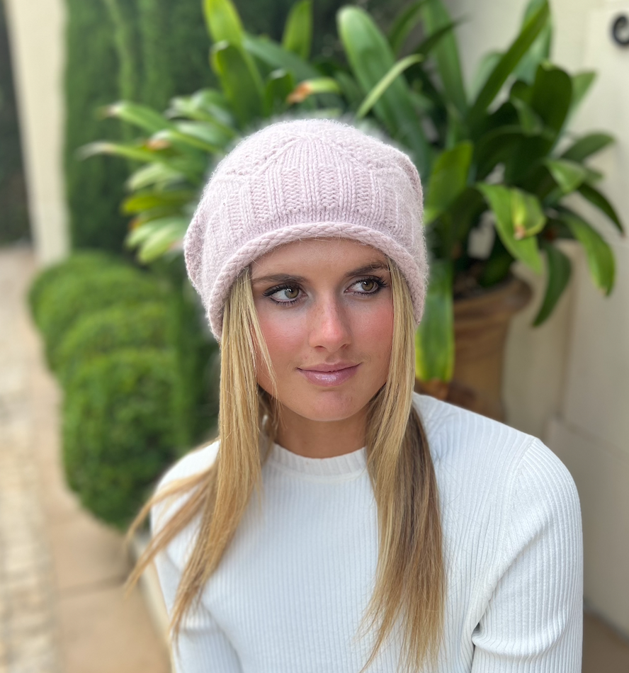 Slouch Beanie - Pink Sparkle