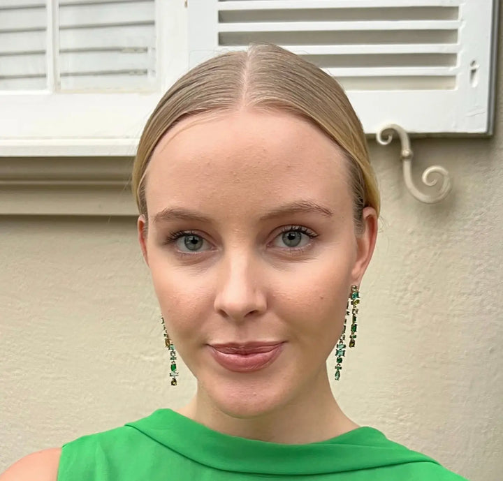 Opera Earrings - Green