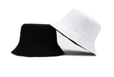 Bucket Hat - reversible- Black/White