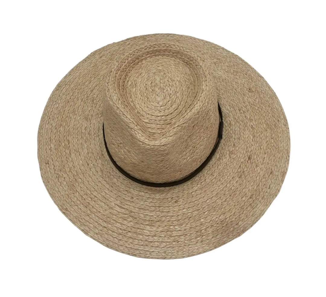 WS - Xenia THD Raffia wide brim Teardrop Fedora - Image 5
