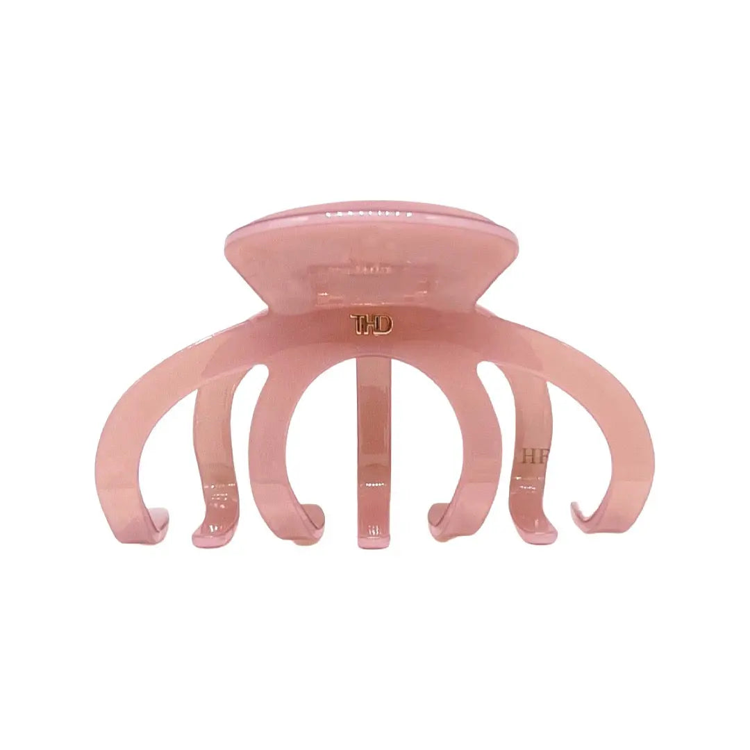 Octopus Acetate Hair Claw in Crystal Rose