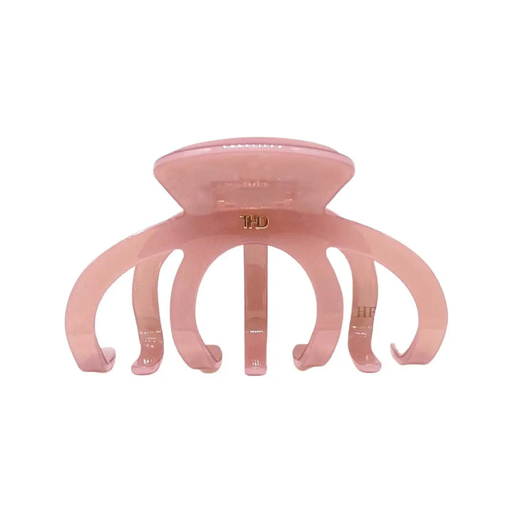 Octopus Acetate Hair Claw in Crystal Rose