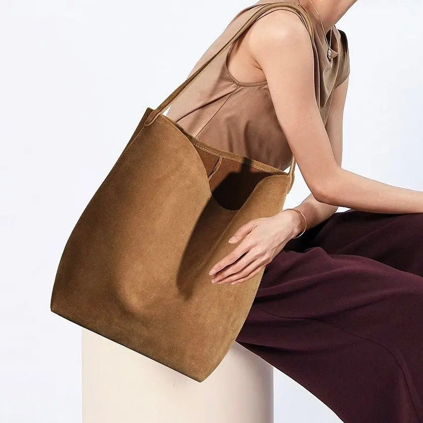 WS Lyon Cowhide Oversized Hobo in Fawn