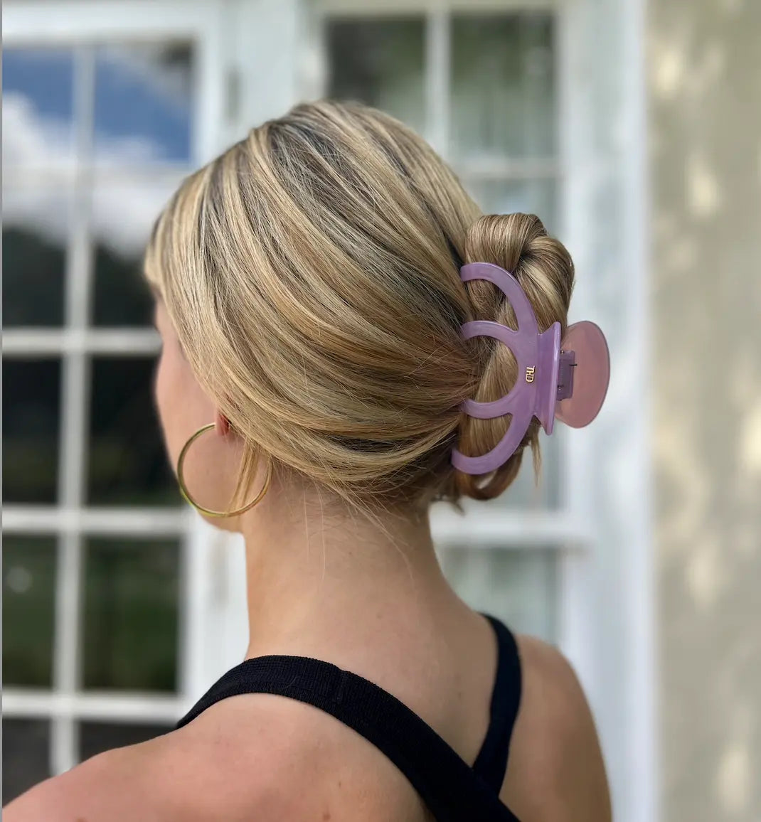 Acetate Octopus Hair Claw in Light Purple