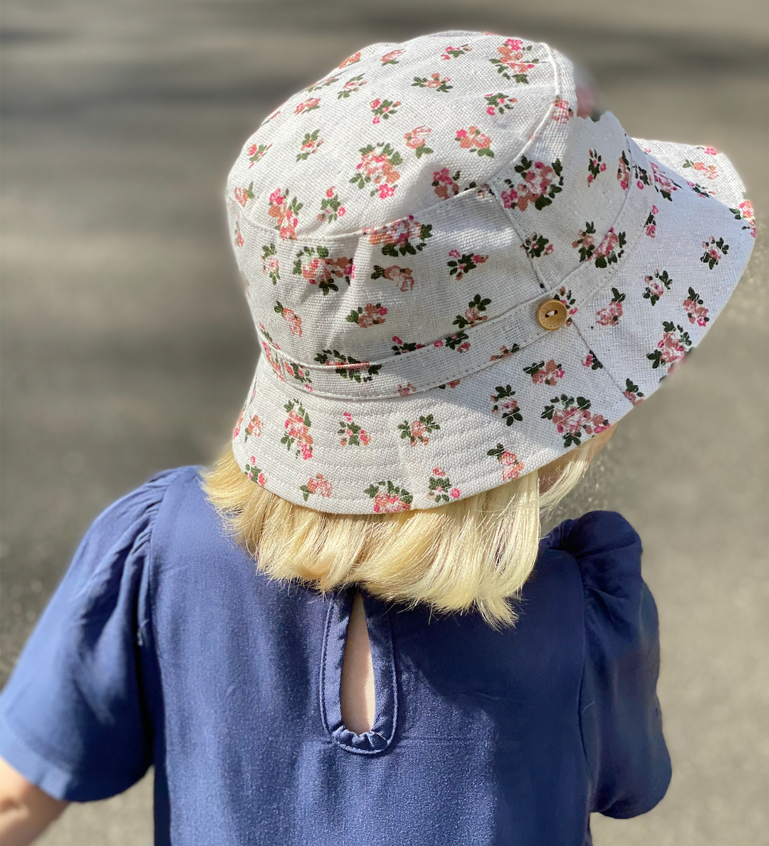 Hats - Kids Pink Posy 3-5yrs