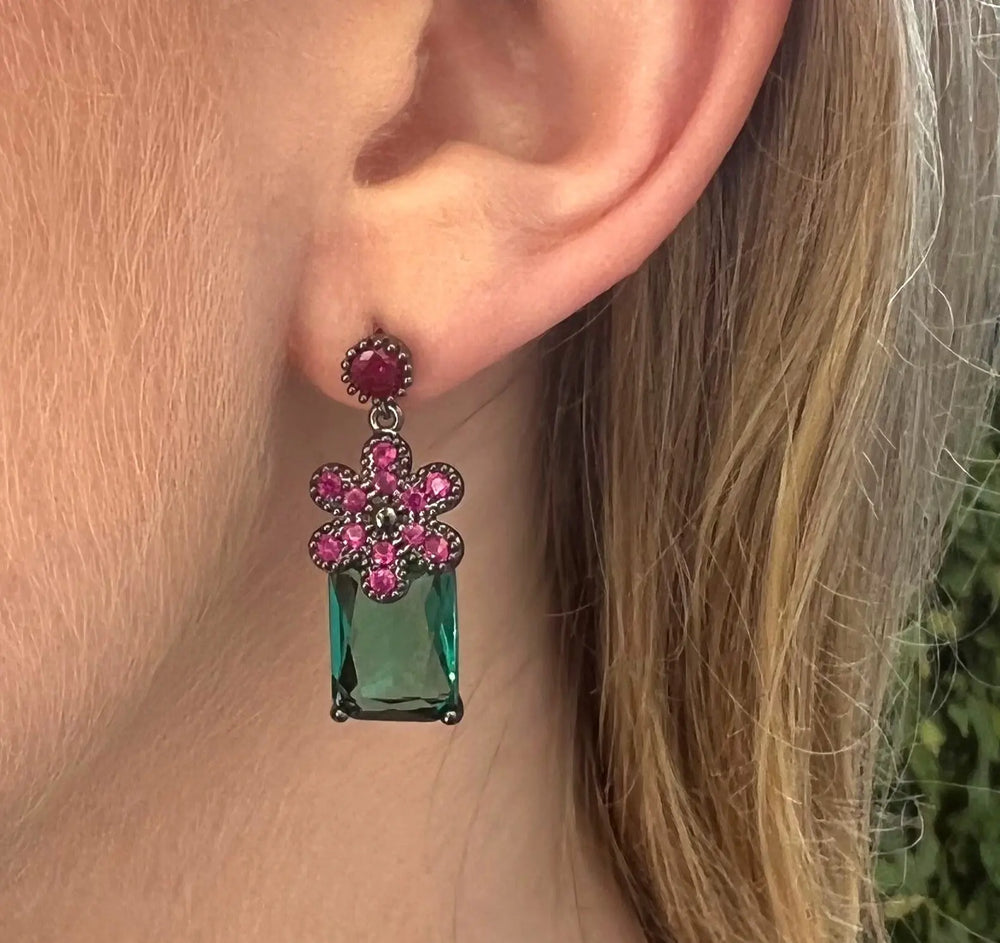 Valentina Green Earrings