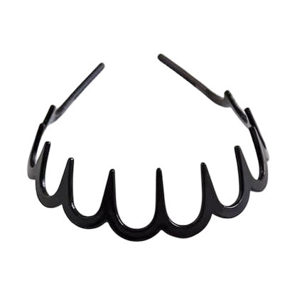 Acetate Ondine Headband - Black
