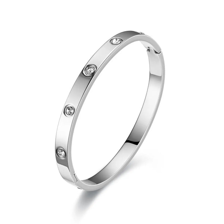 WS Octavia Zirconia Bracelet - Silver