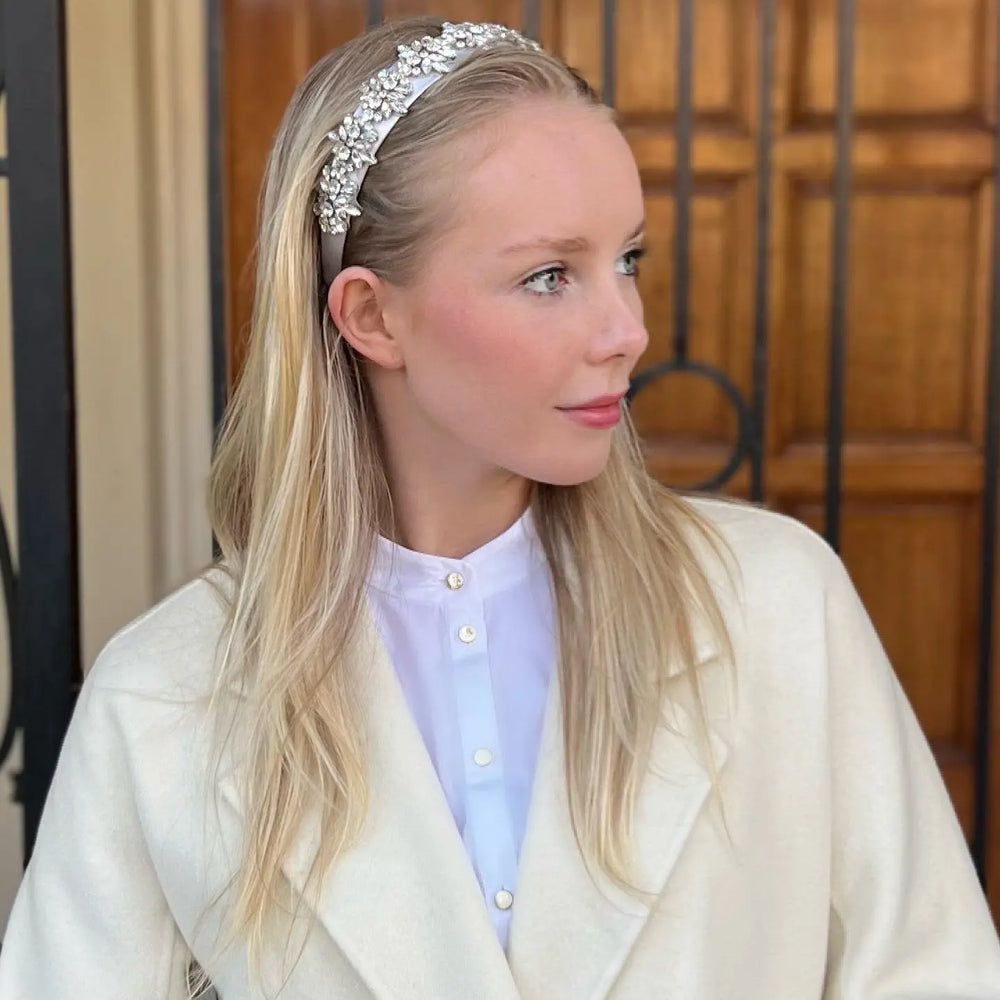 WS - Silver Sensation Statement Headband - Silver Sensation - Image 1