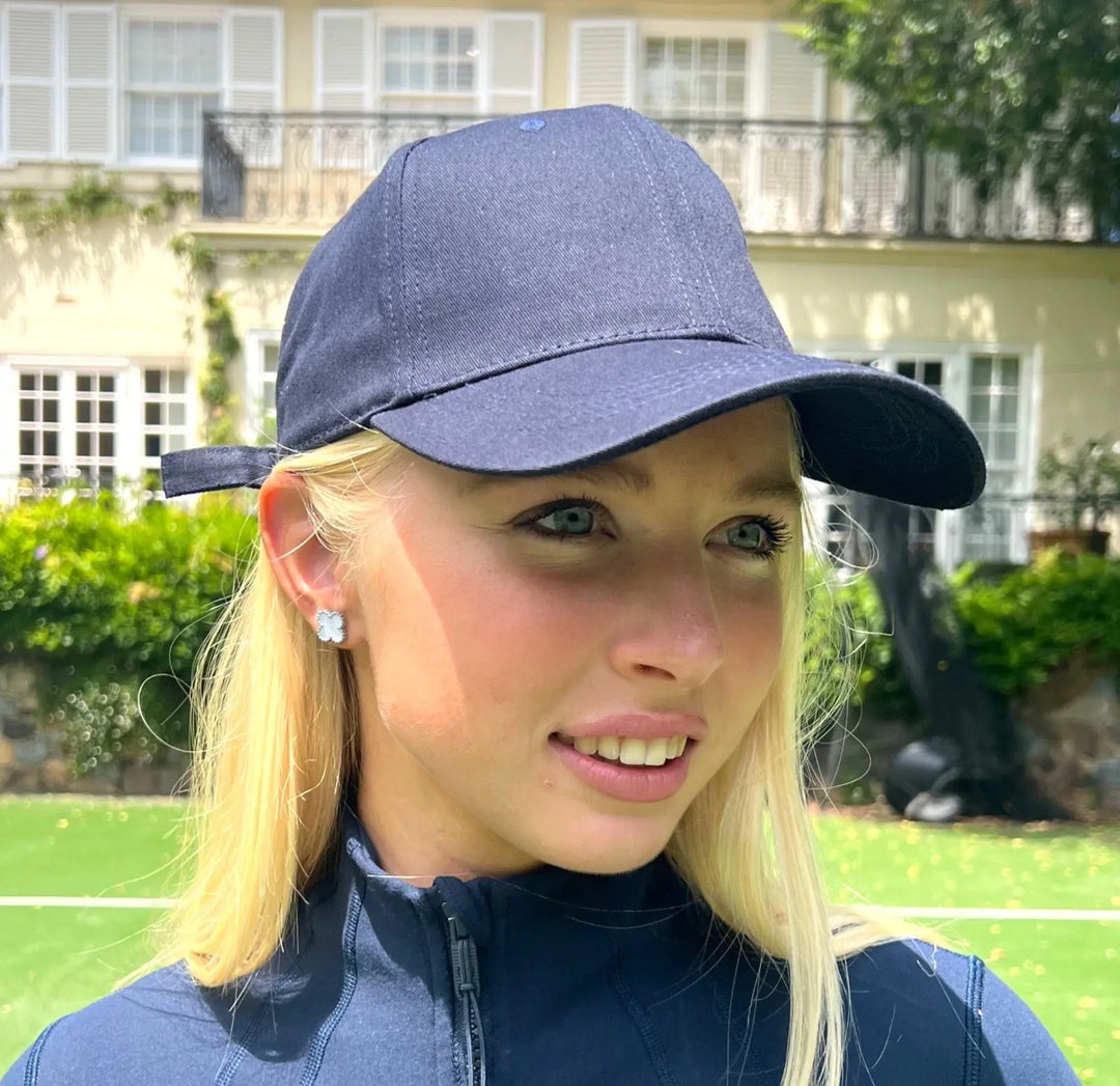 Hats - Unisex Logo Cotton cap Navy