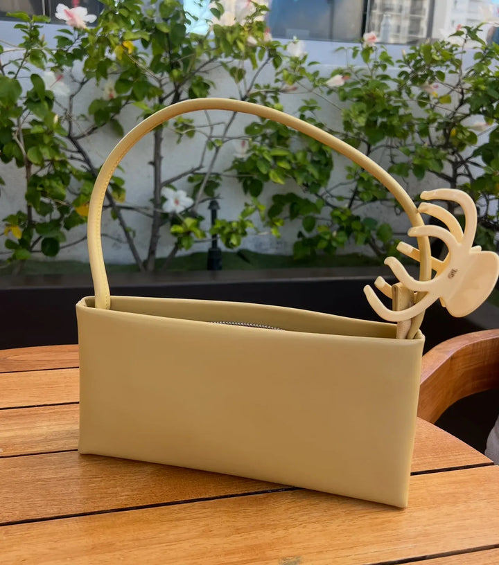 WS Josephine Cowhide Bag in yellow