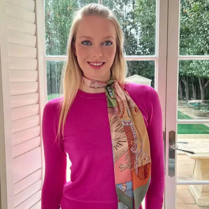 WS Neckscarf / Hairscarf - Pink Mystique - Image 2