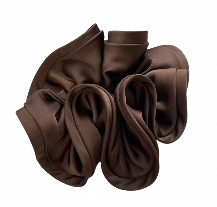 WS Scrunchie - Brown with brown trim