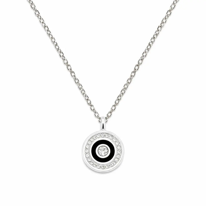 WS Evil Eye Titanium Necklace - Silver - Hero