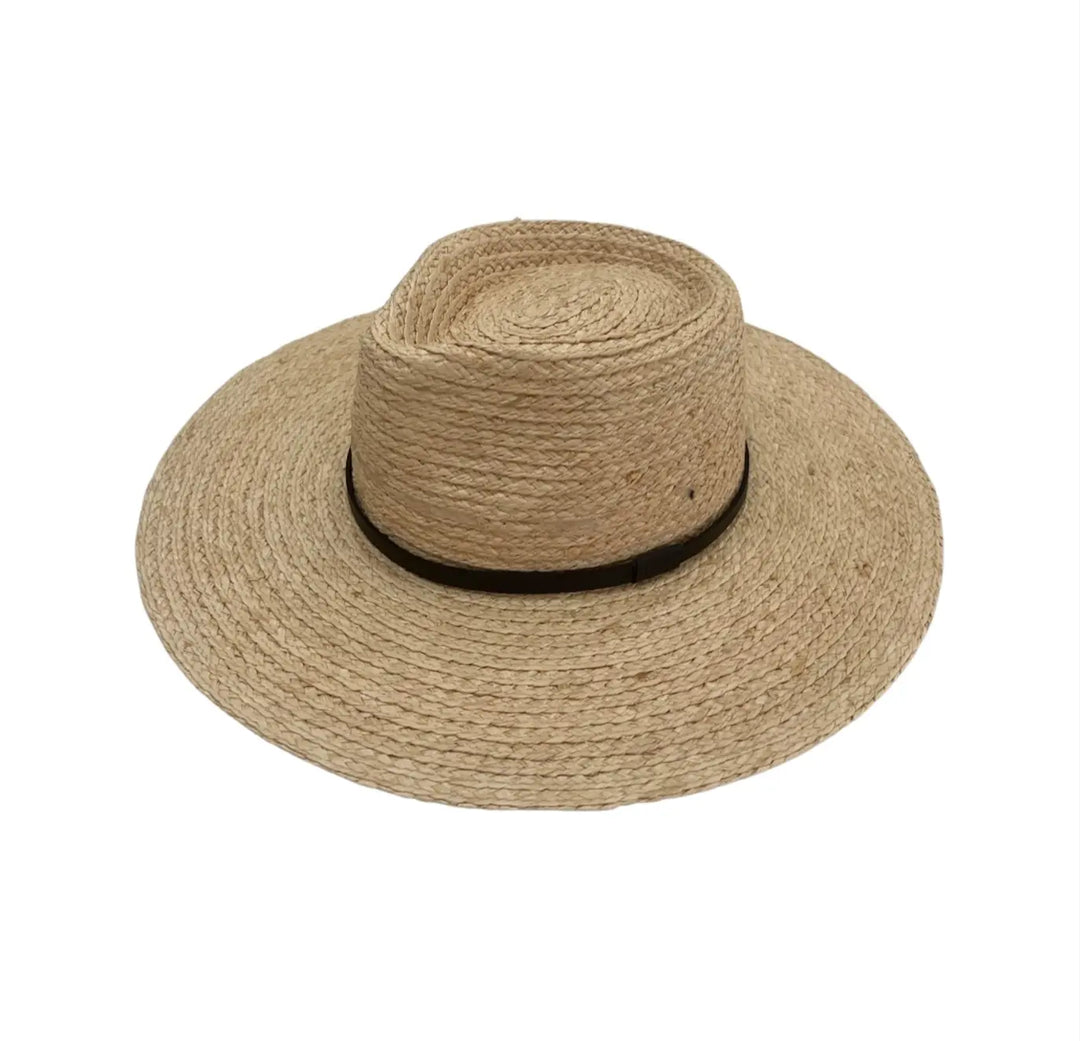 WS - Xenia THD Raffia wide brim Teardrop Fedora - Image 4
