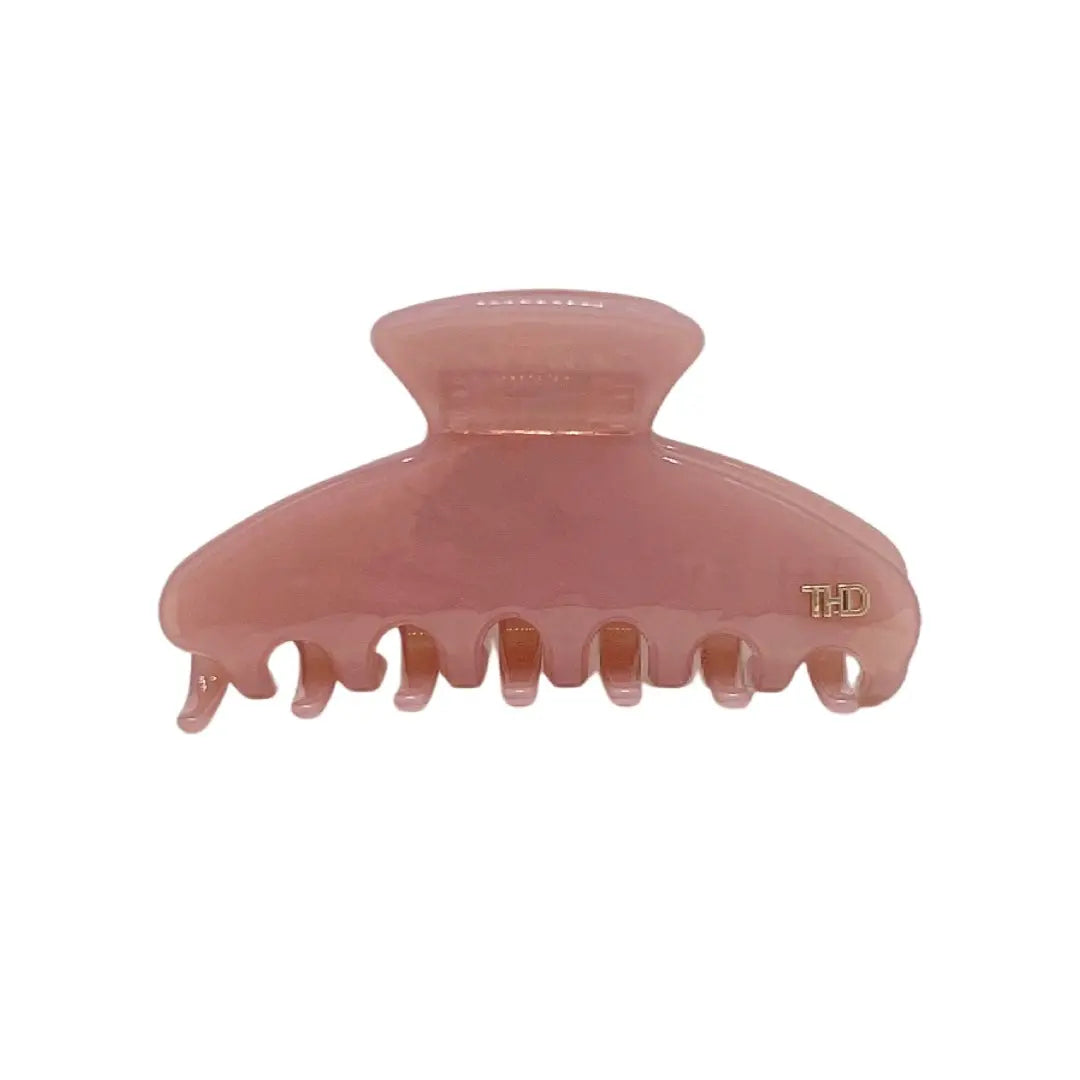 Classic Large Hair Claw in Crystal Rose