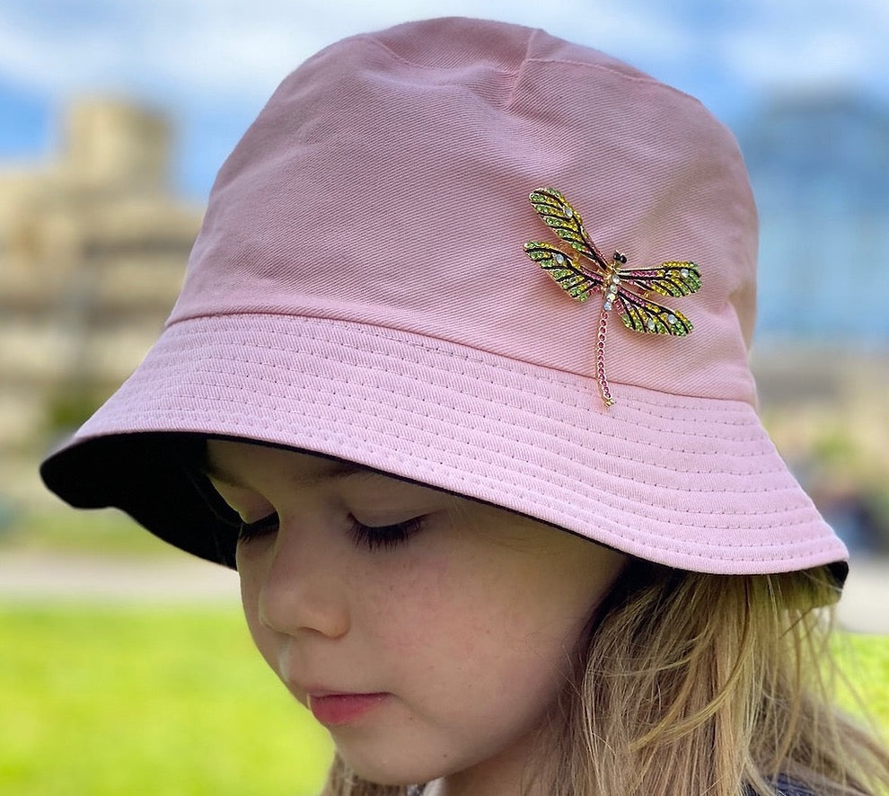 WS - Bucket Hat - reversible- Pink/Black 746935882822