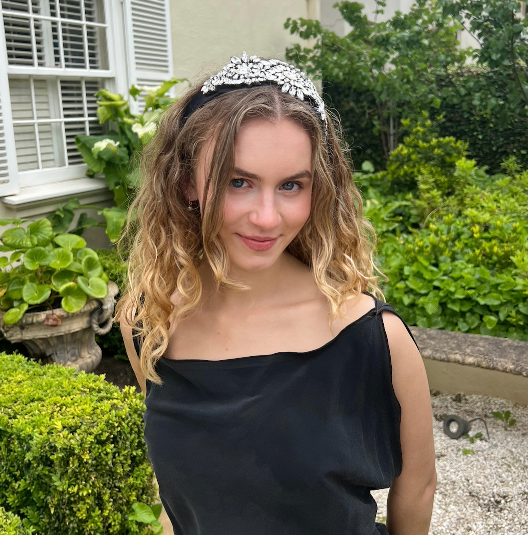 Premium Handmade Diana  encrusted Headband