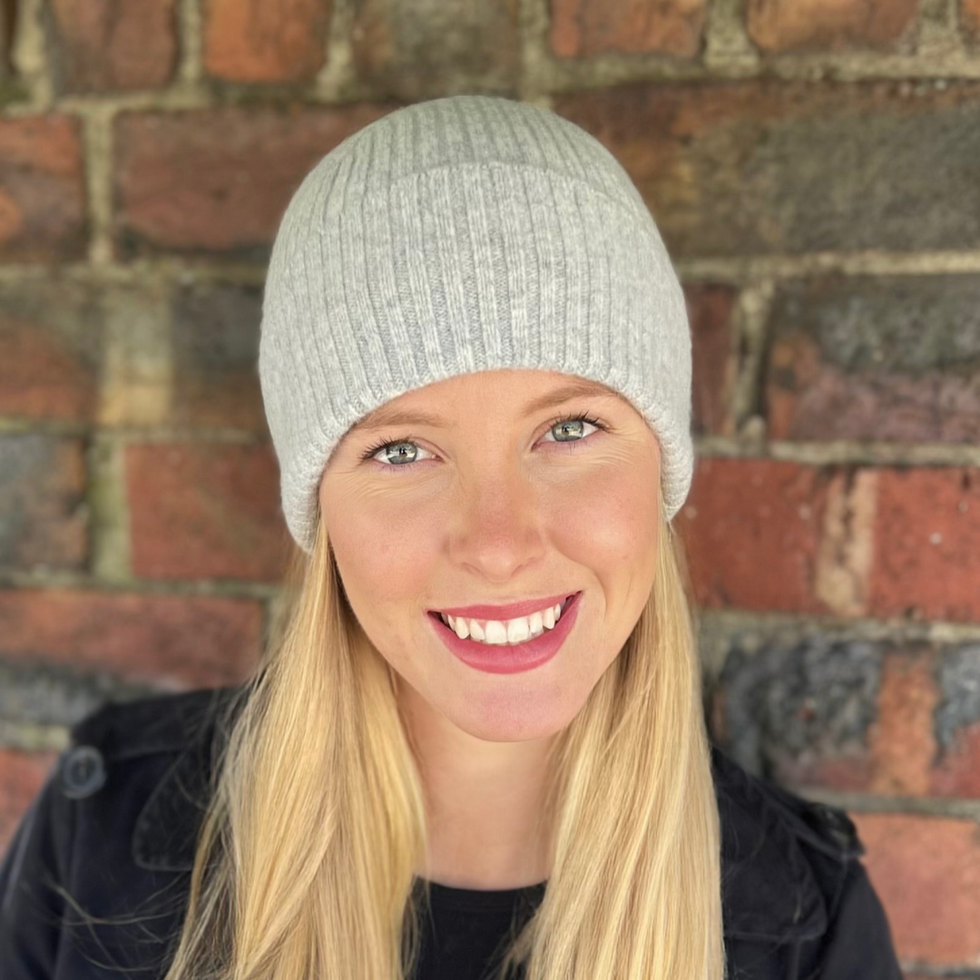 Ws - Skullie Unisex St Anton Beanies-Light Grey