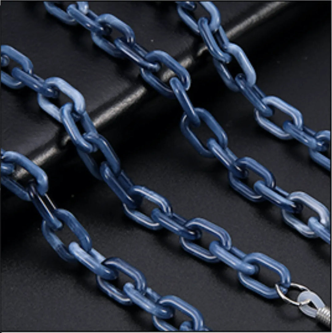 Glasses / Sunglass Chain - Blue & SIlver